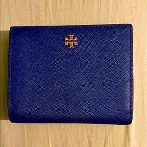 NWOT Tory Burch Color-blocked SM Snap Closure wallet